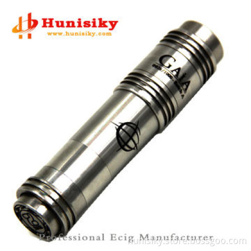 New arrival full mech mod Gaia clone with 18350/18500/18650 battery